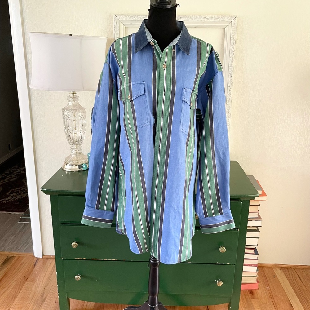 Men’s Vintage Roper Western Shirt - Picture 1 of 9